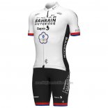 2022 Abbigliamento Ciclismo Bahrain Victorious Bianco Manica Corta e juiy022