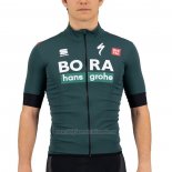 2021 Abbigliamento Ciclismo Bora-Hansgrone Verde Manica Corta e juiy025