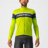 2022 Abbigliamento Ciclismo Castelli Aceso Verde Manica Lunga e juiy013