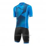 2022 Abbigliamento Ciclismo Loffler Azzurro Blu Manica Corta e yutu019
