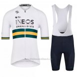 2022 Abbigliamento Ciclismo Ineos Grenadiers Campione Australia Manica Corta eoiuy028