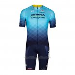 2022 Abbigliamento Ciclismo Astana Blu Manica Corta e yutu032