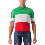 2023 Abbigliamento Ciclismo Italia Verde Bianco Rosso Manica Corta e juiy020